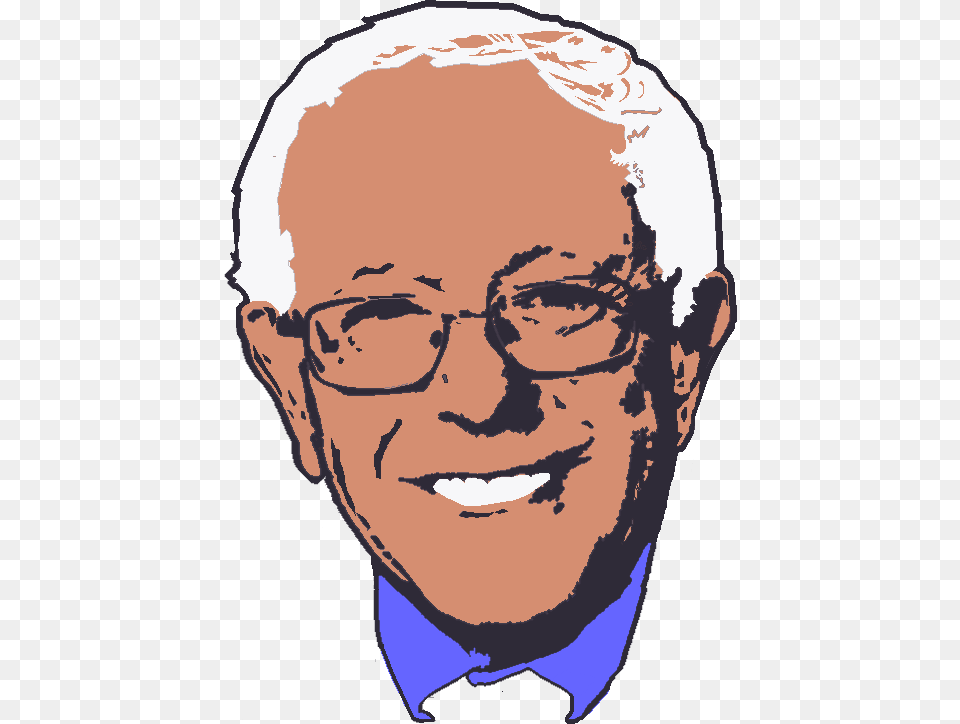 Face Bernie Sanders Transparent, Accessories, Portrait, Photography, Person Png Image