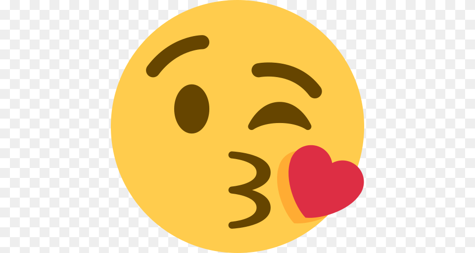Face Blowing A Kiss Emoji, Food, Sweets, Astronomy, Moon Free Png