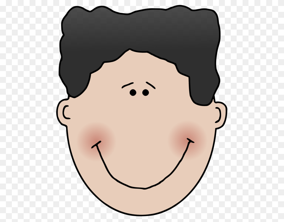 Face Cartoon Smile Child Drawing, Head, Person, Baby Free Png