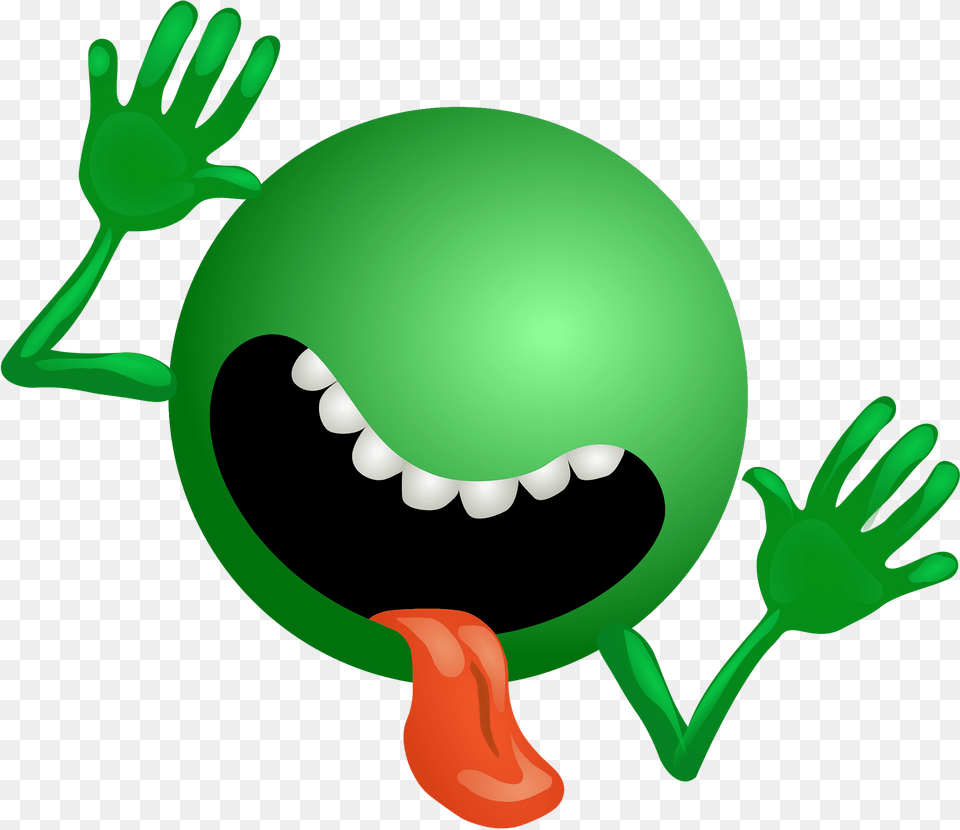 Face Clipart, Green Png Image