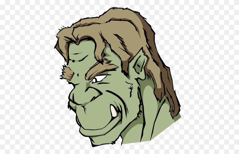 Face Clipart Drawing Monster Orc Transprent Free, Art, Person, Animal, Lion Png