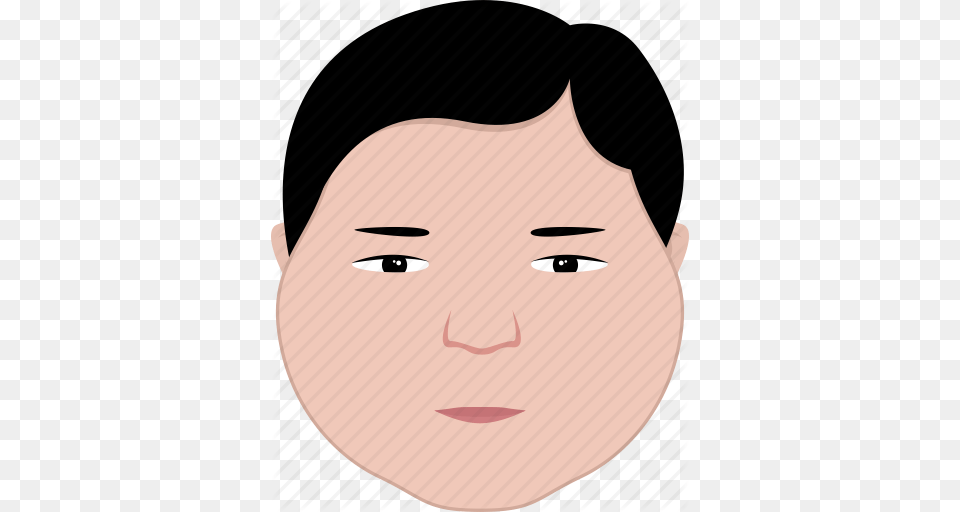 Face Fat Guy Hair Man Round Shape Icon, Head, Person, Photography, Portrait Free Png Download