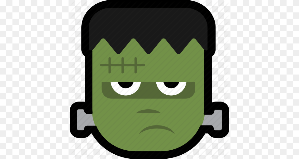 Face Frankenstein Halloween Monster Icon, Head, Person Png Image
