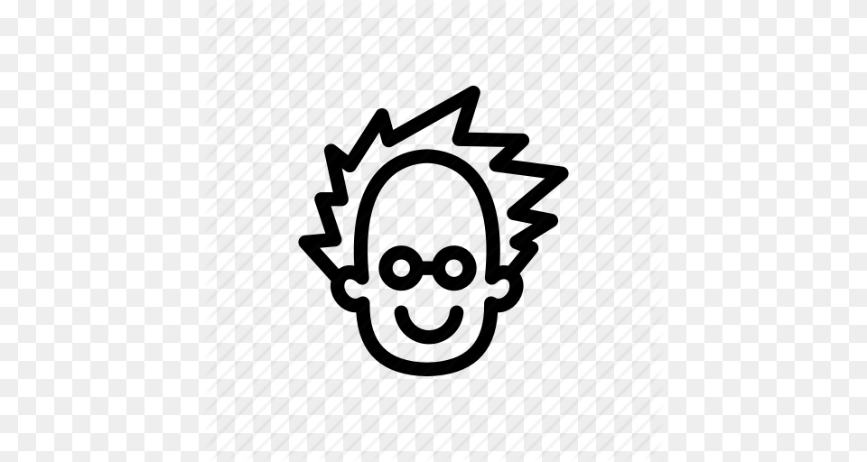 Face Haircut Happy Head Mad Scientist Messy Hairs Rock Star Icon, Photography, Person, Portrait Free Transparent Png