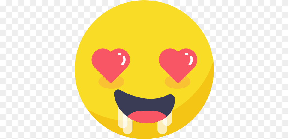 Face Heart Horny In Love Smile Smiley Icon Love Face Icon, Astronomy, Moon, Nature, Night Png