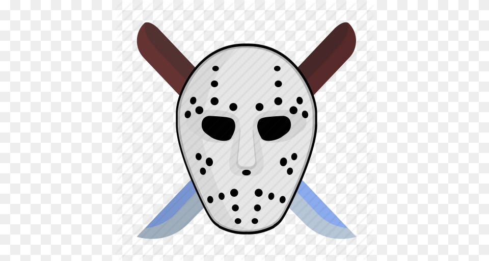 Face Hockey Killer Knifes Maniac Mask Icon, Animal, Fish, Sea Life, Shark Free Png Download