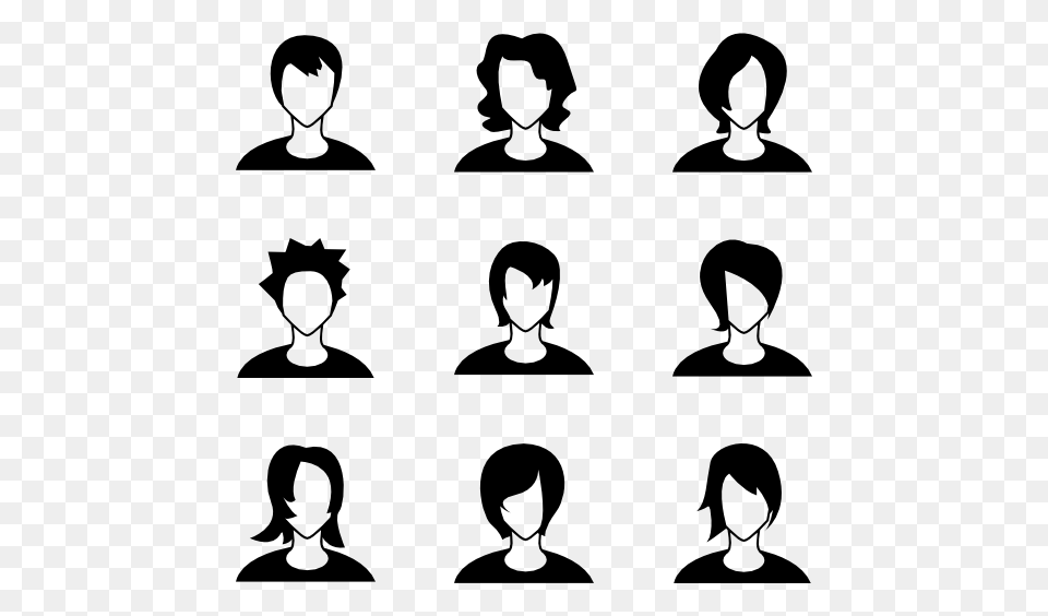 Face Icon Packs, Gray Free Transparent Png