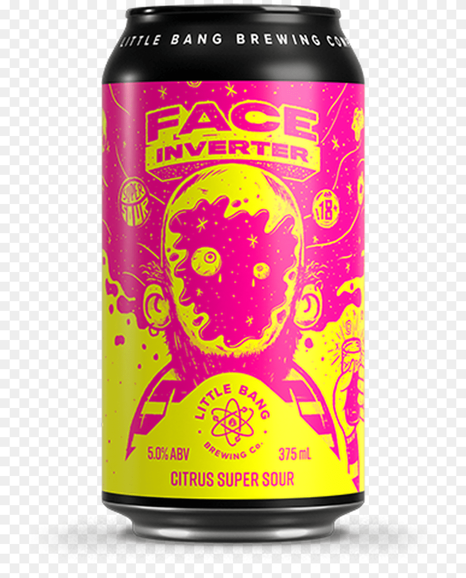 Face Inverter Face Inverter Sour, Can, Tin, Beverage, Soda Free Png