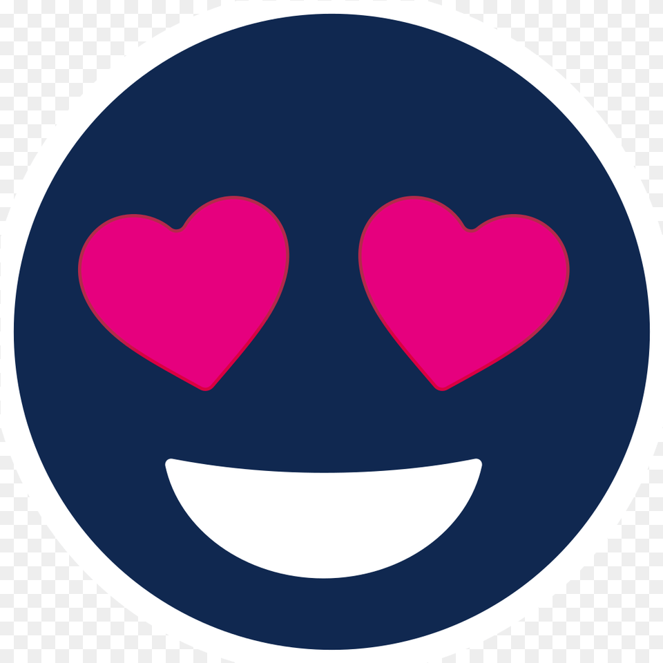Face Love With Transparent Background Emoji, Logo, Symbol Free Png Download