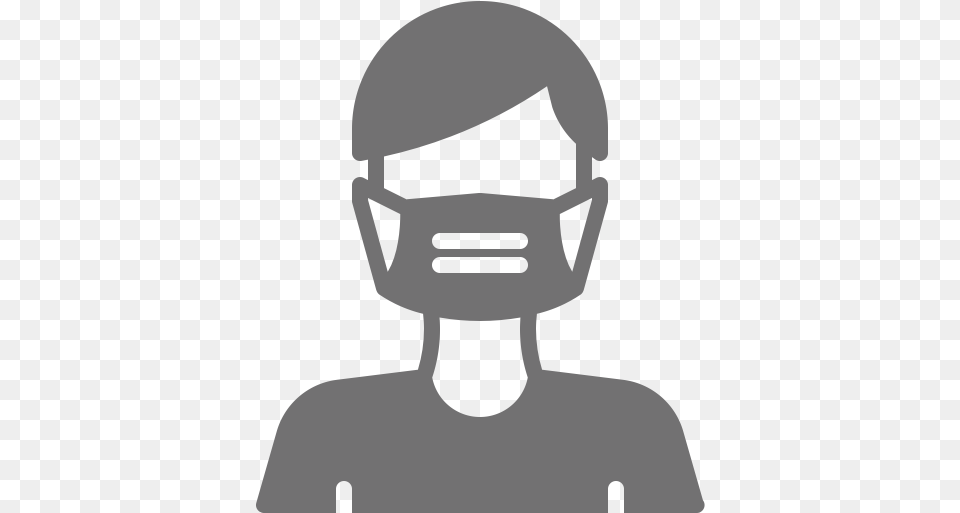 Face Mask Human Hygiene Person Wear Icon Wear Mask Icon, Stencil, Helmet, American Football, Football Png Image