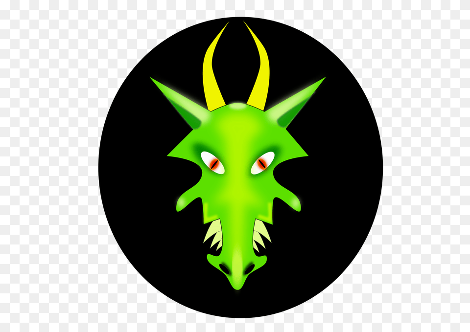 Face Of A Green Dragon Icons, Leaf, Plant, Art, Head Png Image