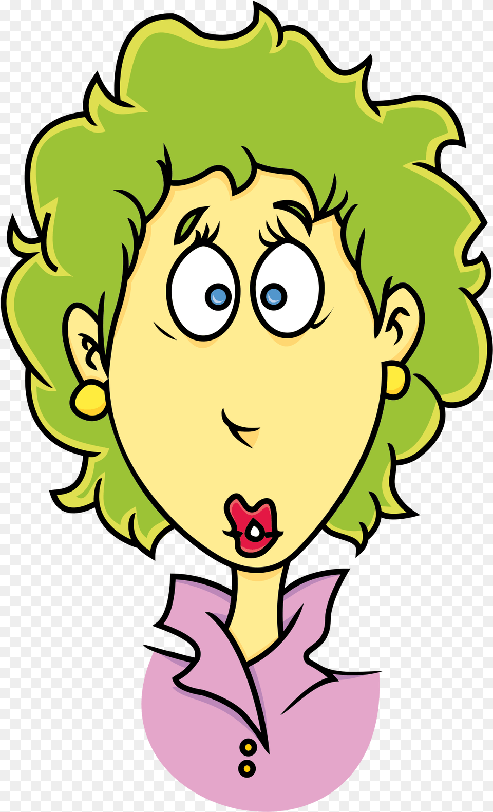 Face Of A Surprised Woman Surprised Woman Clipart, Baby, Person, Head, Cartoon Png Image