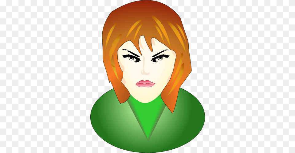 Face Of Angry Woman Vector, Head, Person, Photography, Portrait Png