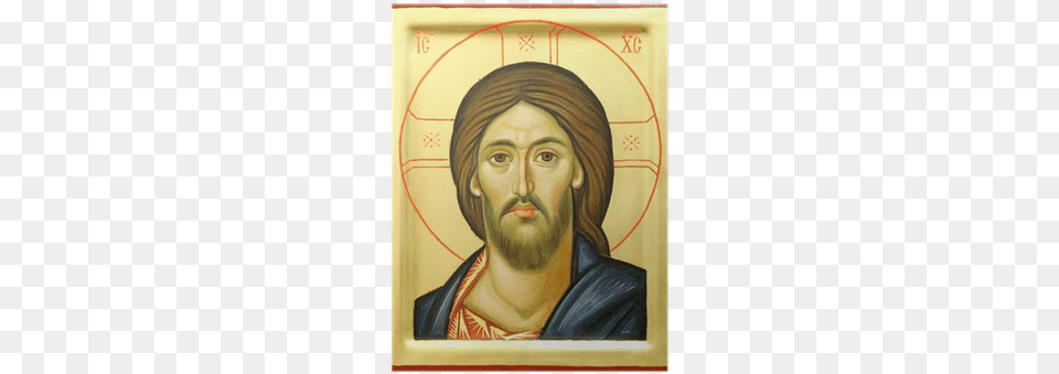 Face Of Christ Icon, Art, Painting, Adult, Photography Free Png Download