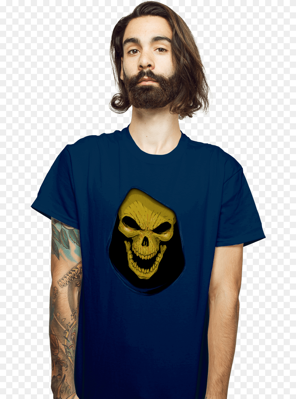 Face Of Evil Skyrim Shirt Fus Ro Dah, Clothing, Head, T-shirt, Person Png Image