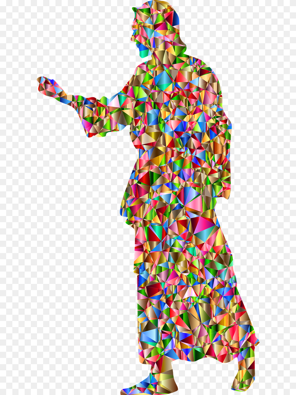 Face Of Jesus Mosaic, Art, Clothing, Coat, Modern Art Free Png Download