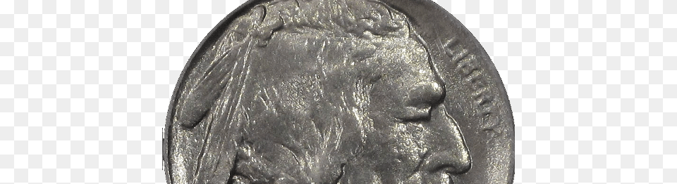 Face Of Nickel Buffalo Nickel, Coin, Money Png Image