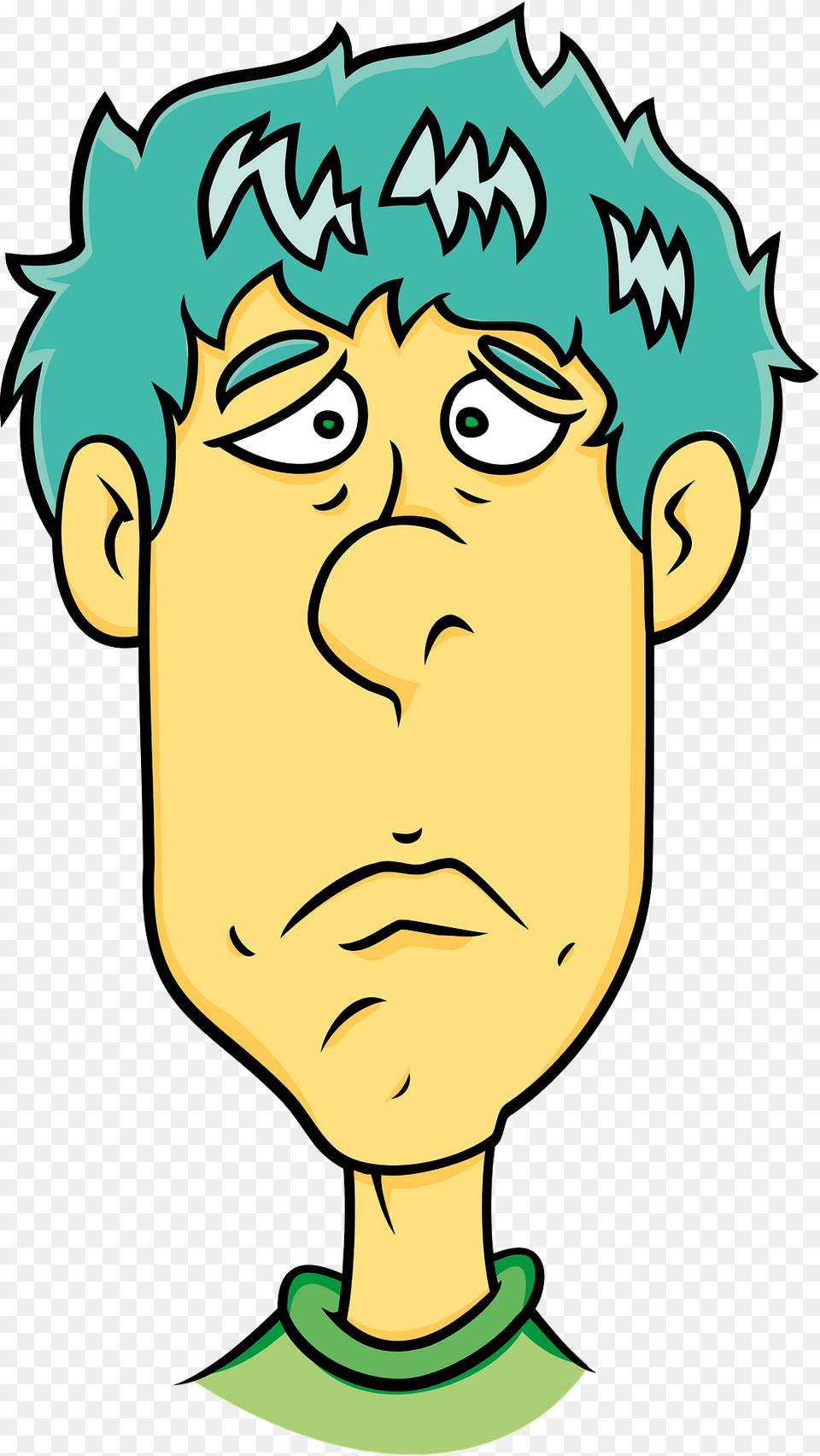 Face Of Sad Man Clipart, Art, Head, Person, Photography Free Png