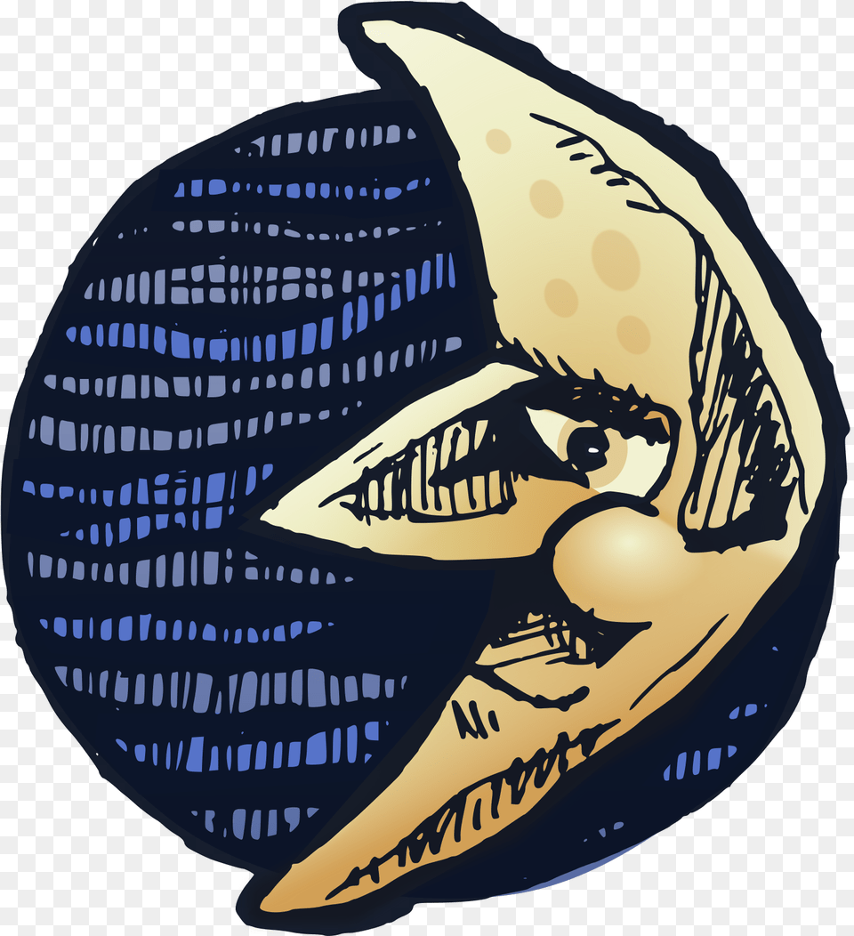 Face Of The Moon Clip Arts Night Sky, Clothing, Hat, Cap, Animal Free Png Download