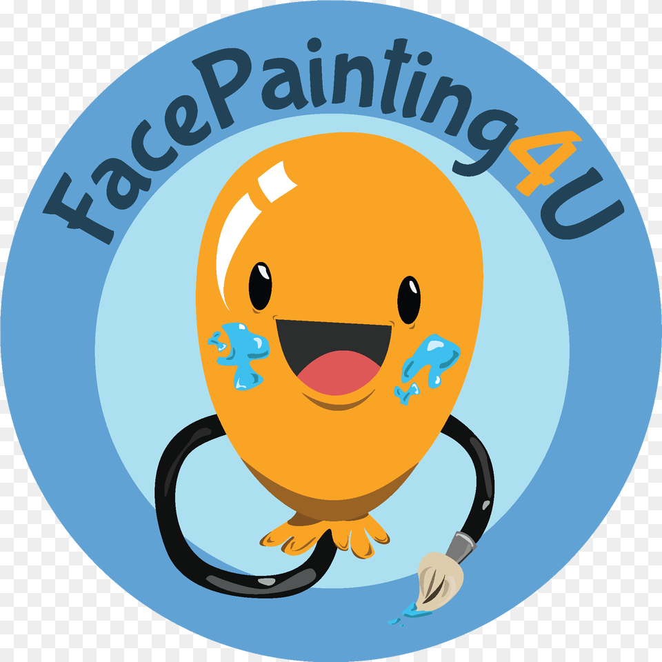 Face Painting 4u Thumbnail Logo, Disk, Head, Person Free Transparent Png