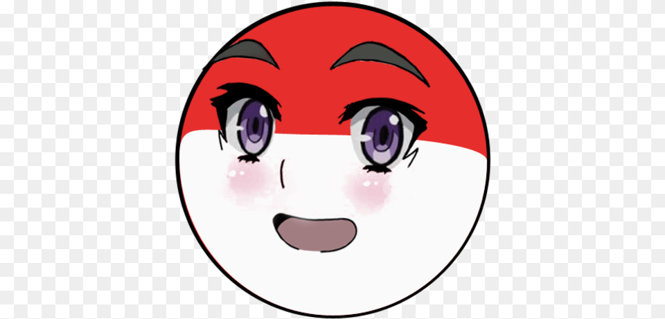 Face Red Nose Facial Expression Smile Pink Cheek Eye Anime Girl Face Transparent, Photography, Head, Person Png