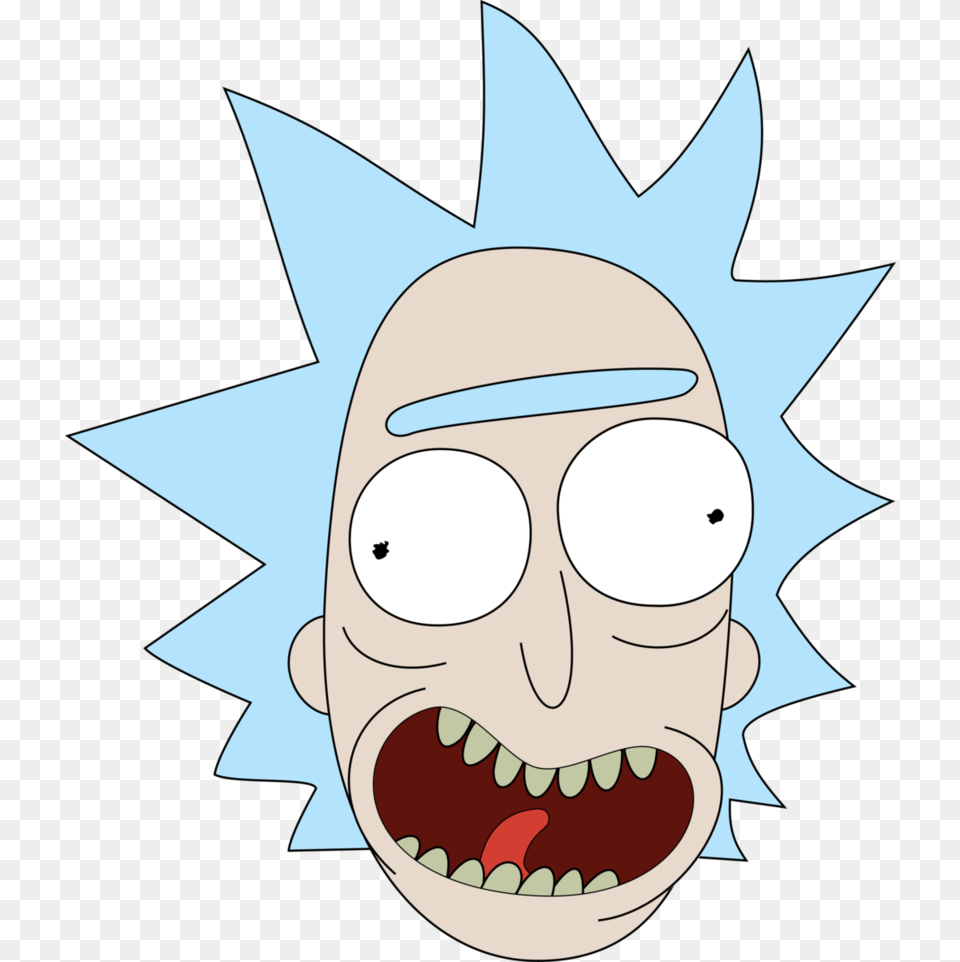 Face Rick And Morty, Body Part, Mouth, Person, Teeth Free Transparent Png