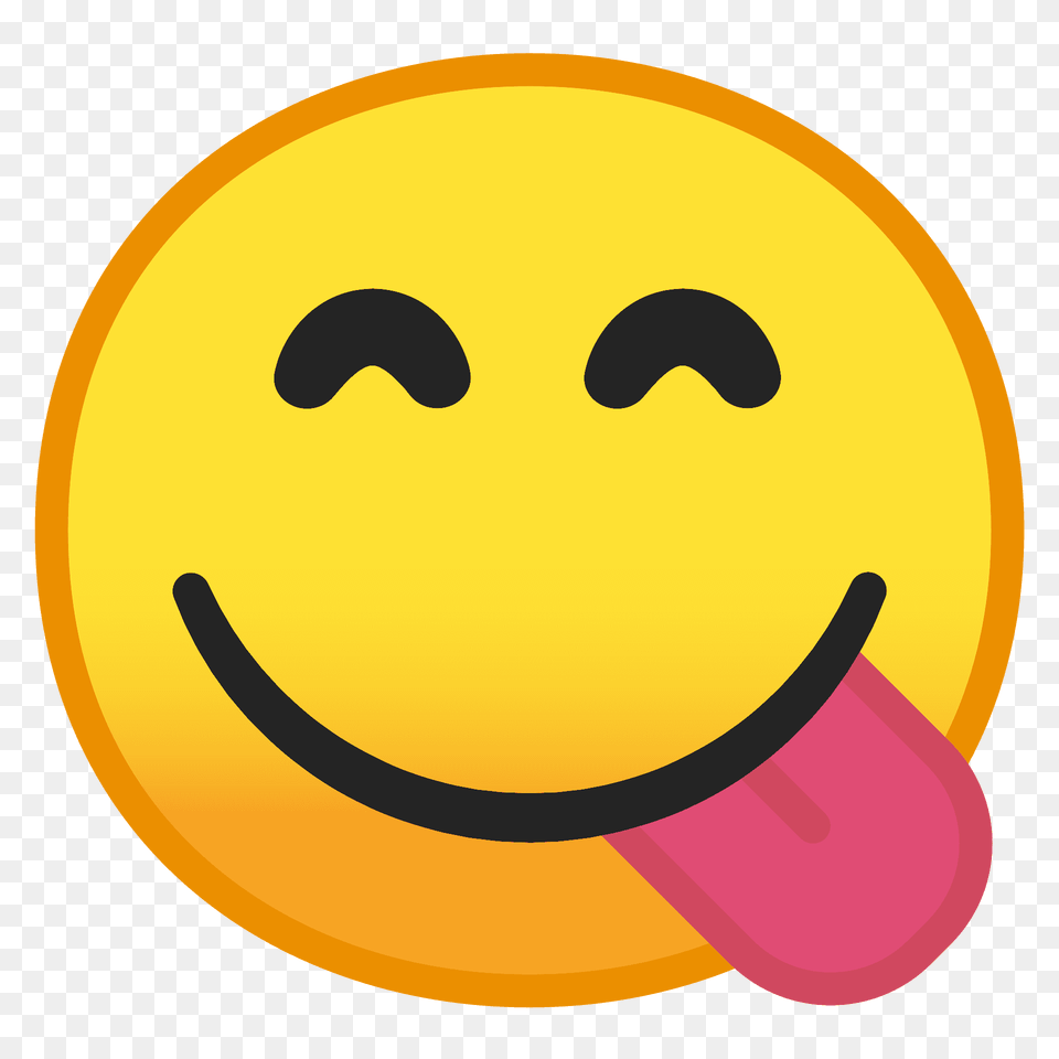 Face Savoring Food Emoji Clipart Png Image