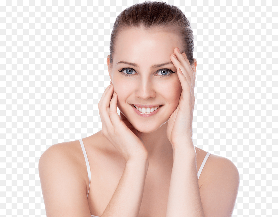 Face Scar Girl Model Face Scar Removal Laser Acne 3 Areas Of Botox, Adult, Smile, Person, Head Png