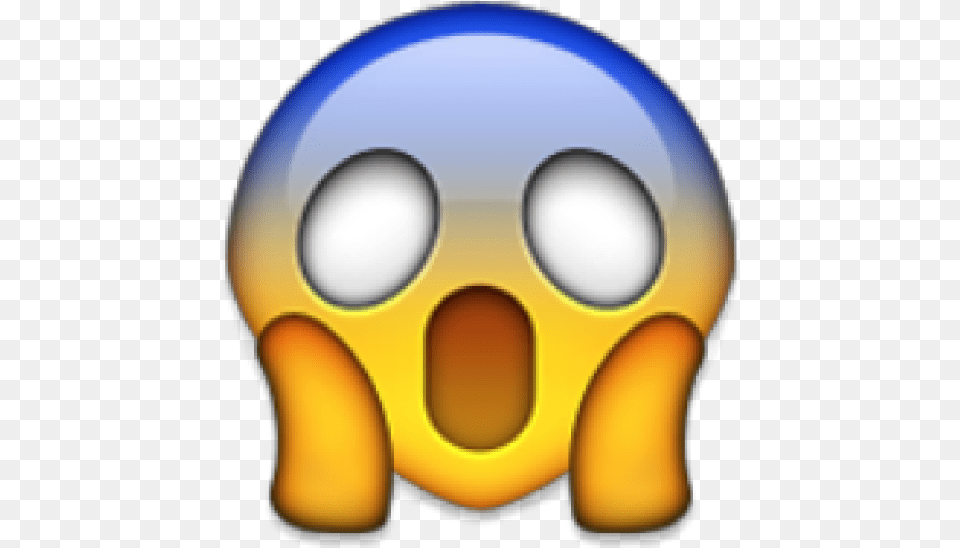 Face Screaming In Fear Background Surprised Emoji, Sphere, Disk Png Image