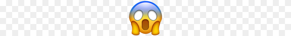 Face Screaming In Fear Emoji, Helmet, American Football, Football, Person Png