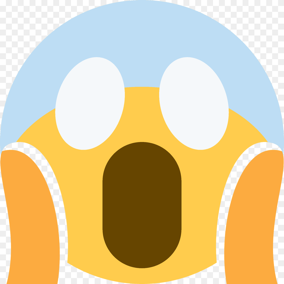 Face Screaming In Fear Emoji Clipart, Cap, Clothing, Hat, Swimwear Free Png Download
