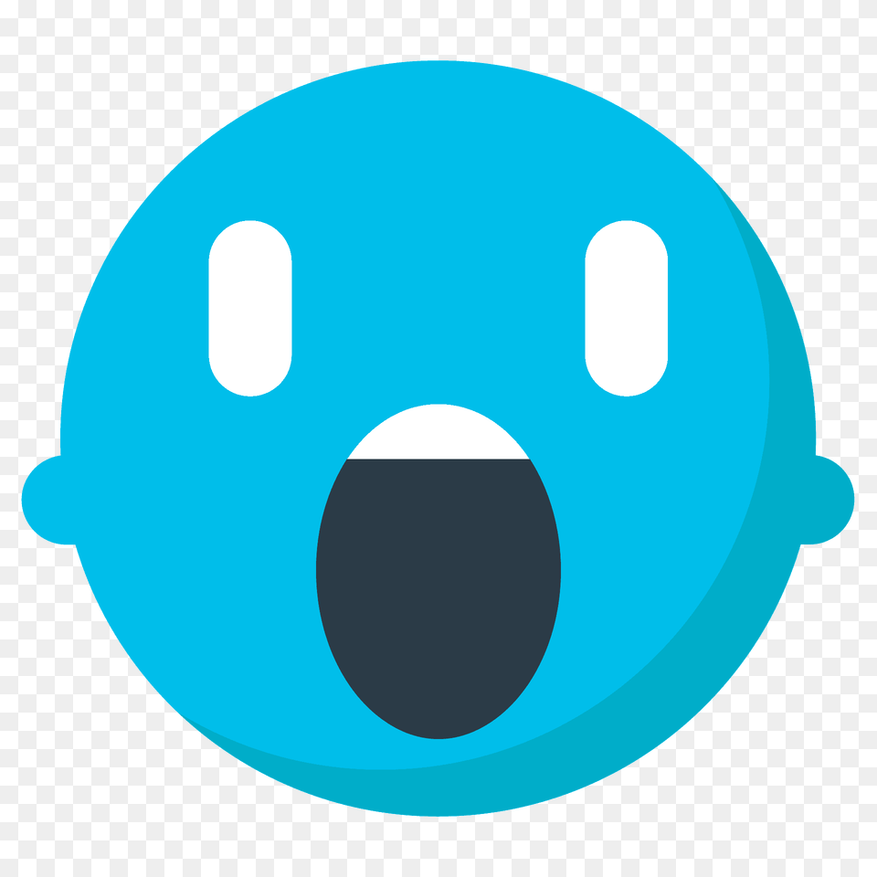 Face Screaming In Fear Emoji Clipart, Sphere, Disk Png Image