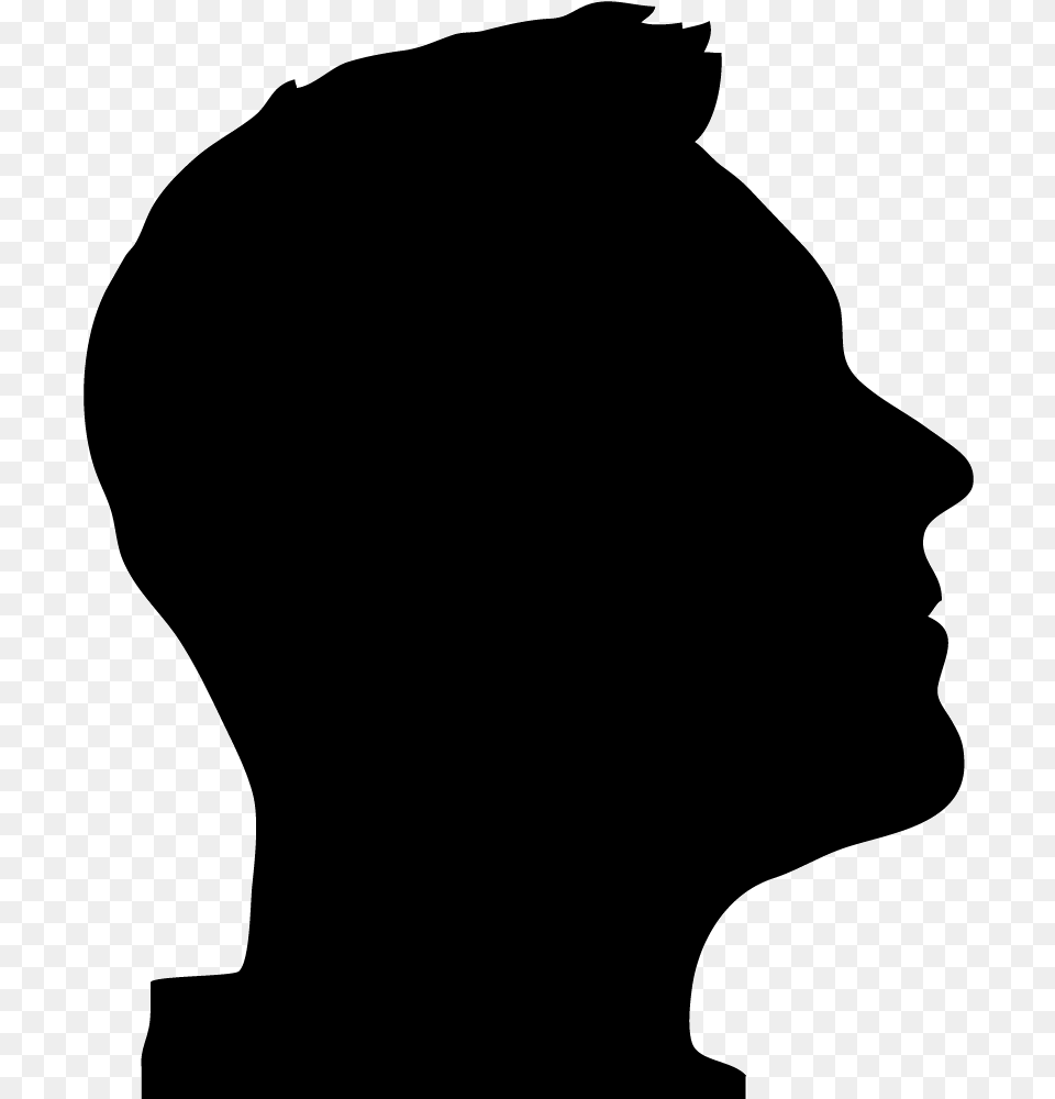 Face Silhouette Man Face Profile Silhouette, Head, Person Free Png Download