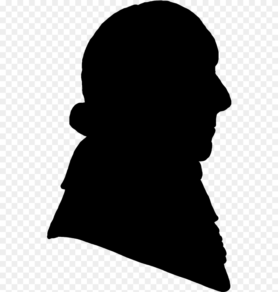 Face Silhouette Victorian Man Victorian Man Head Silhouette, Gray Png