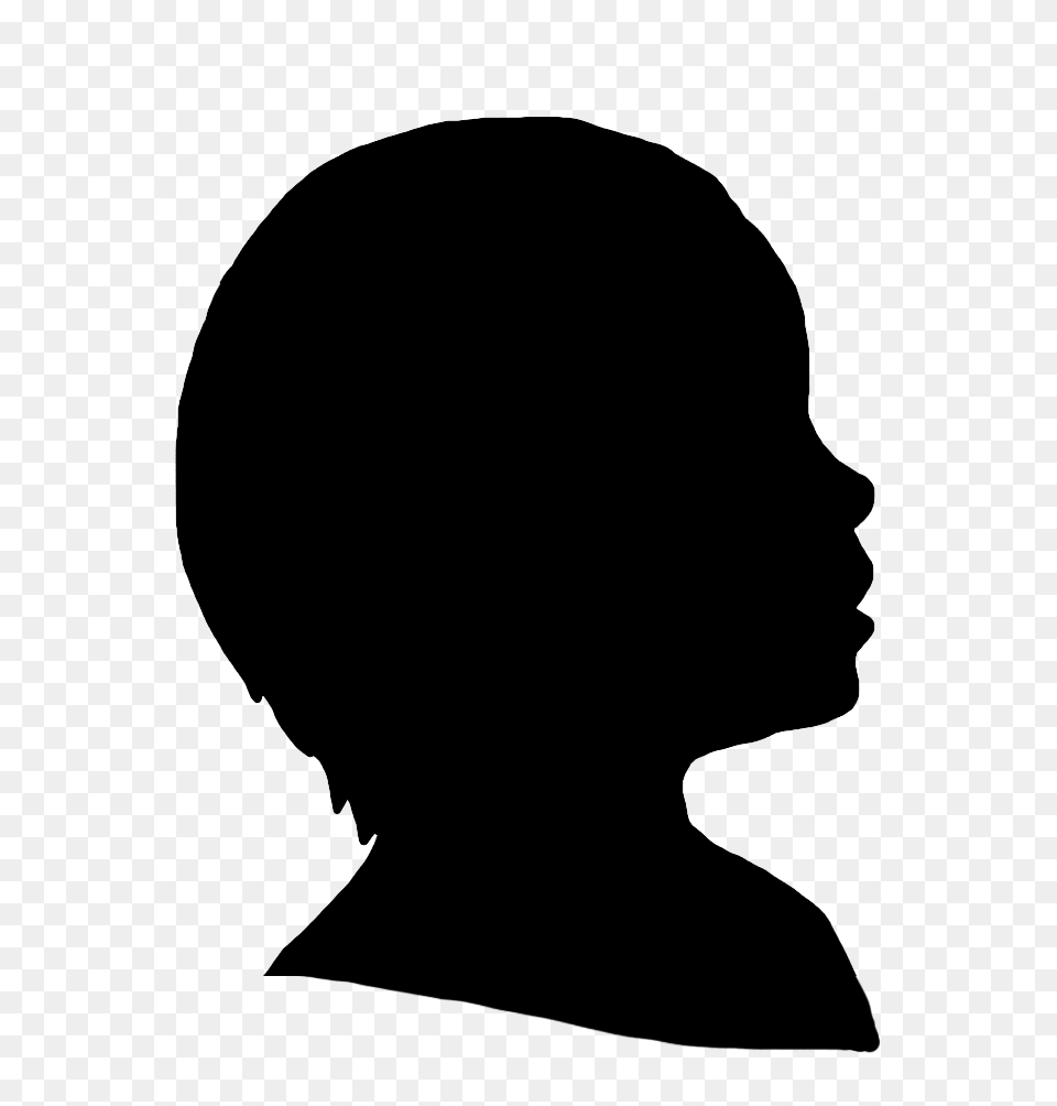 Face Silhouettes Of Men Women And Children, Electronics, Screen, Blackboard, Silhouette Free Png Download