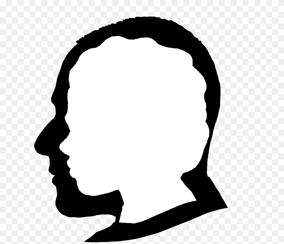 Face Silhouettes Of Men Women And Children, Silhouette, Stencil, Person, Head Free Png Download