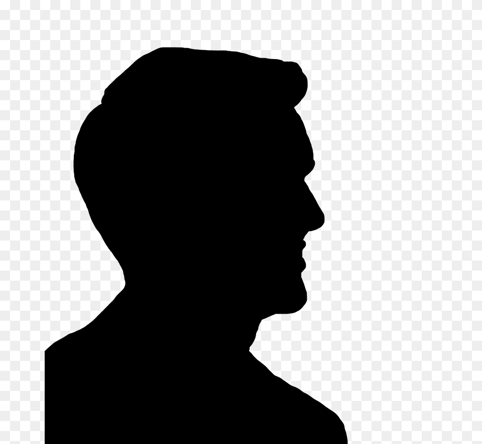 Face Silhouettes Of Men Women And Children Png Image