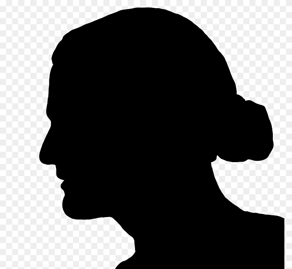 Face Silhouettes Of Men Women And Children Png Image