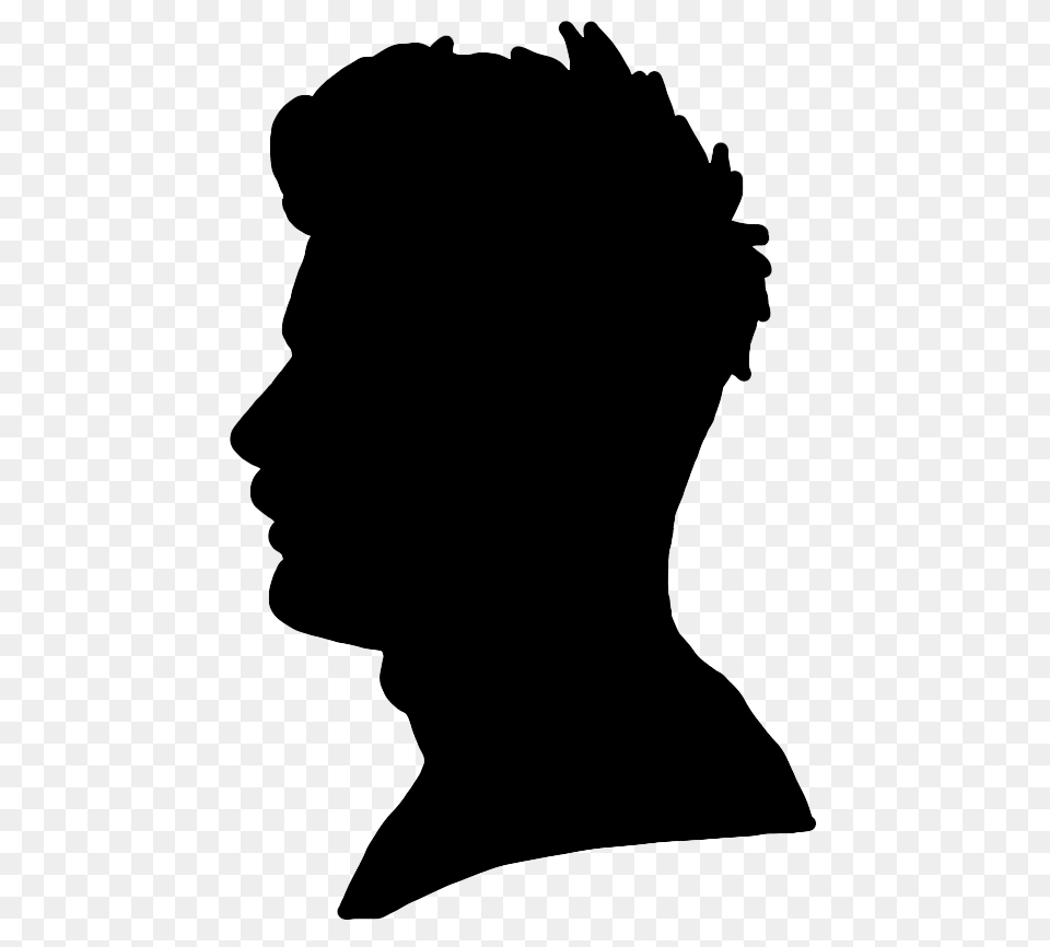 Face Silhouettes Of Men Women And Children Free Png Download