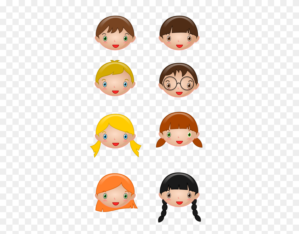 Face Smiley Child Nose Emoticon, Baby, Person, Head, Toy Free Transparent Png