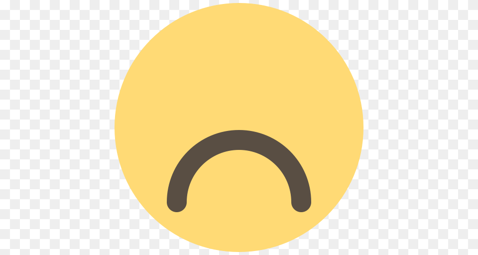 Face Smiley Sad Frown Emoji Expression Feeling Icon, Astronomy, Moon, Nature, Night Free Png