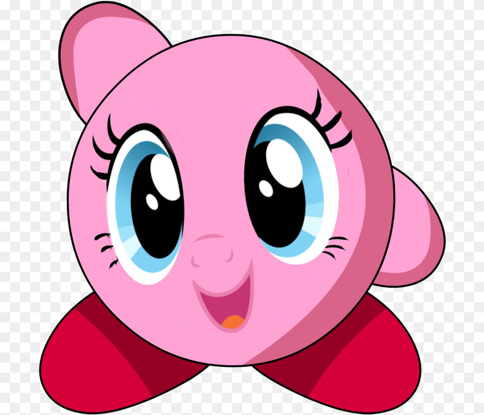Face Swap Kirby Kirby Pie Pinkie Pie Safe Solo Nintendo Kirby, Plush, Toy Free Png Download