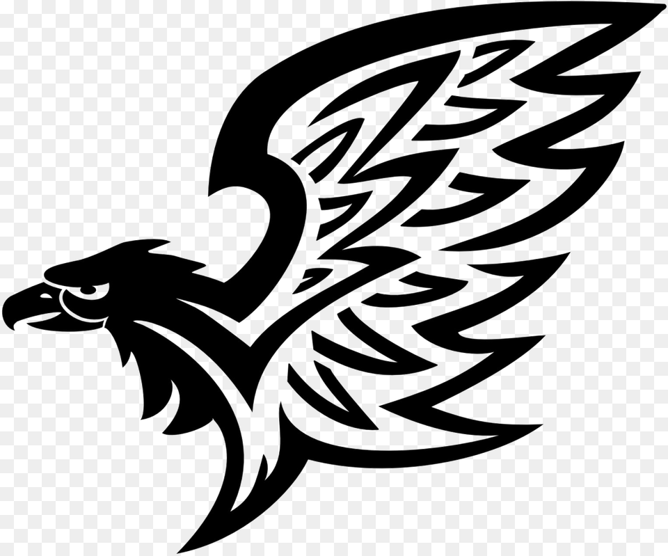 Face Tattoos Eagle Tribal Tattoo, Plant, Animal, Bird, Vulture Free Transparent Png