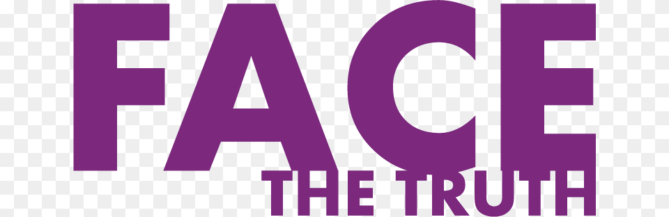 Face The Truth Logo, Purple, Text Png Image