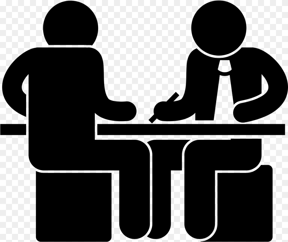 Face To Face Consultation People Signing Document Icon, Gray Free Transparent Png