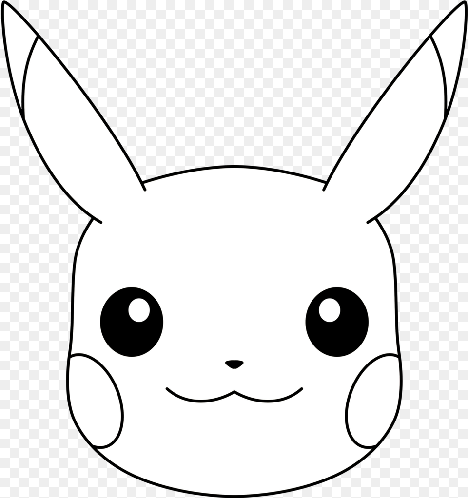 Face Transparent Images Pluspng Pluspngcom Ryanthescooterguy Pikachu Face Black And White, Animal, Fish, Sea Life, Shark Free Png