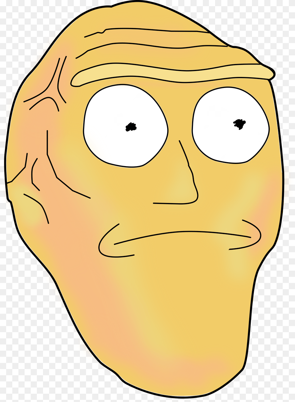 Face Vector Morty Rick And Morty Giant Head, Baby, Person, Photography, Portrait Png