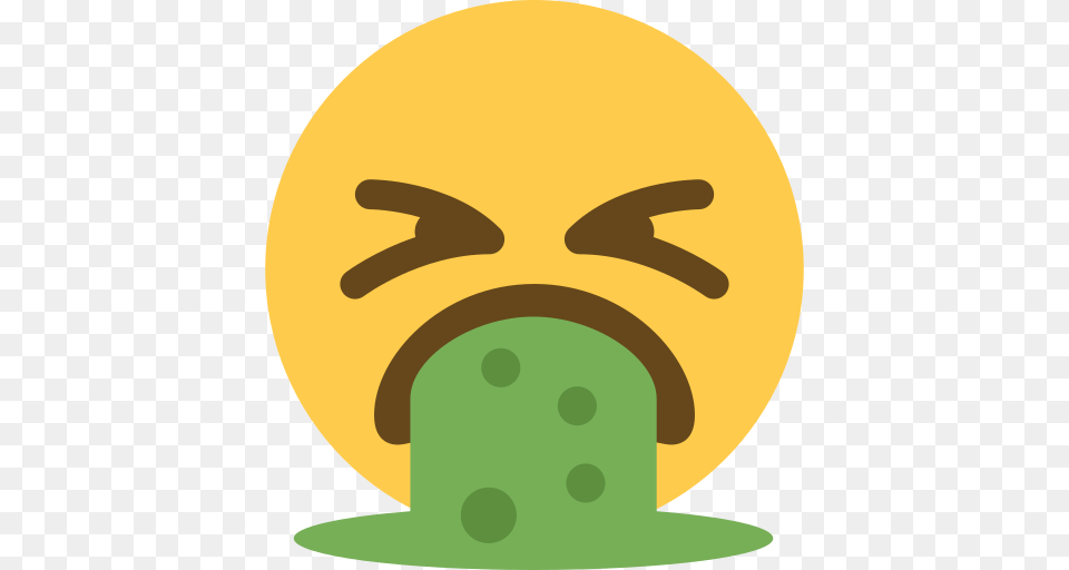 Face Vomiting Emoji, Tennis Ball, Ball, Tennis, Sport Png Image