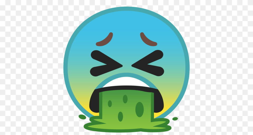 Face Vomiting Emoji Free Png Download