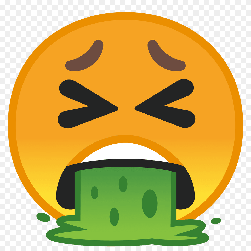 Face Vomiting Emoji Clipart, Nature, Outdoors, Sky, Logo Png